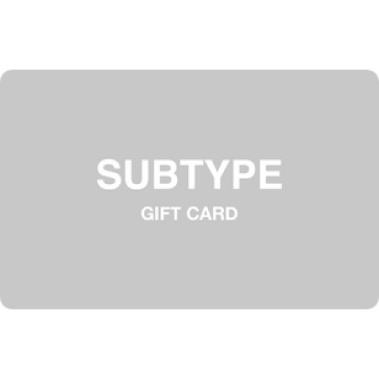 Subtype eGift Card - $50