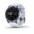 Garmin fēnix® 7 Sapphire Solar, Mineral Blue DLC Titanium with Whitestone Band