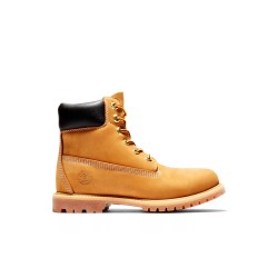 Timberland Women's 6-inch Premium Waterproof Boot - Wheat Nubuck - Size 10