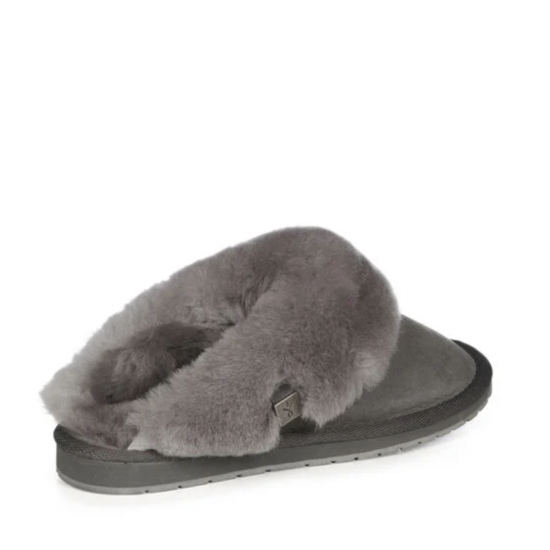 EMU Australia - Women's Platinum Eden Slippers - Charcoal - Size 9