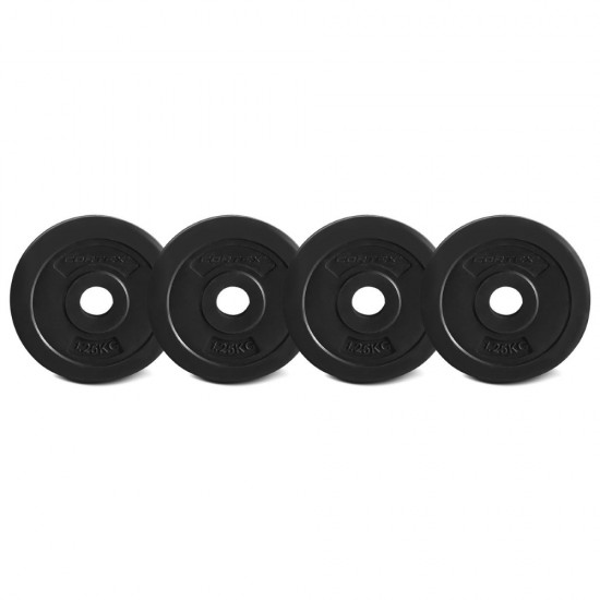 Lifespan Fitness CORTEX 1.25KG ENDURASHELL 25MM STANDARD PLATES (SET OF 4)