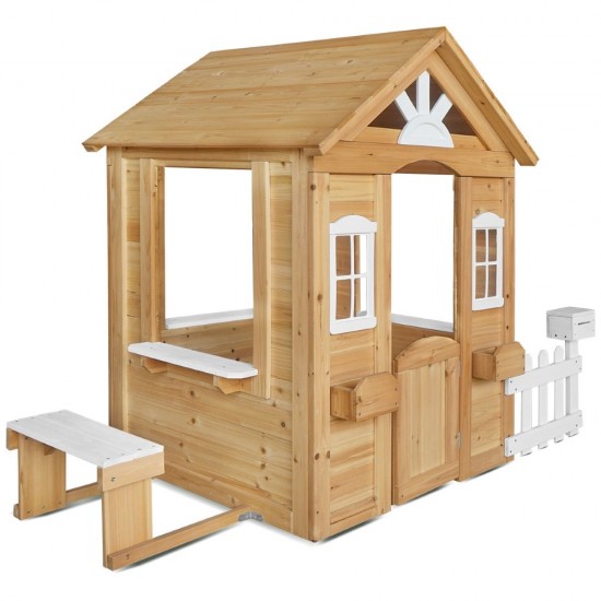 Lifespan Kids Teddy Cubby House in Natural Timber (V2)