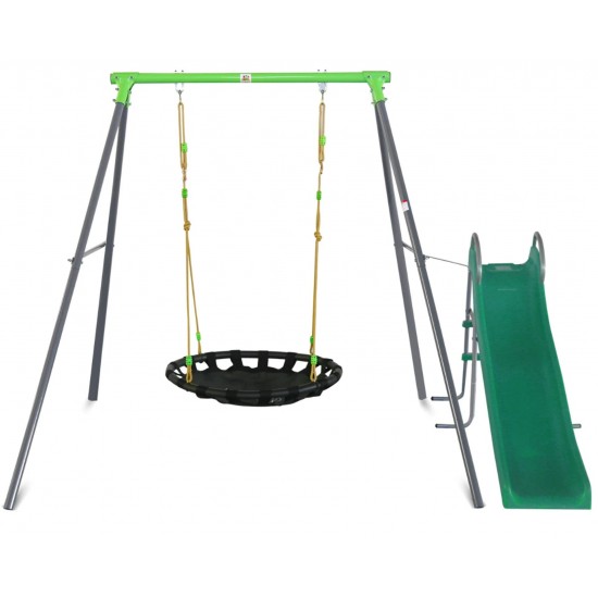 Lifespan Kids Cellar Nest Swing Set with Slippery Slide