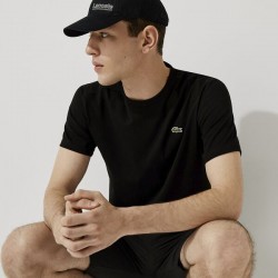 Lacoste Sport Breathable Pique T Shirt - Black