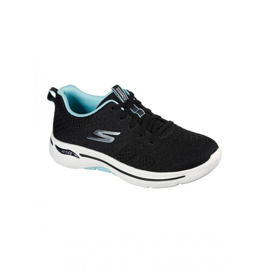 Skechers Go Walk Arch Fit Unify Womens - Black Aqua