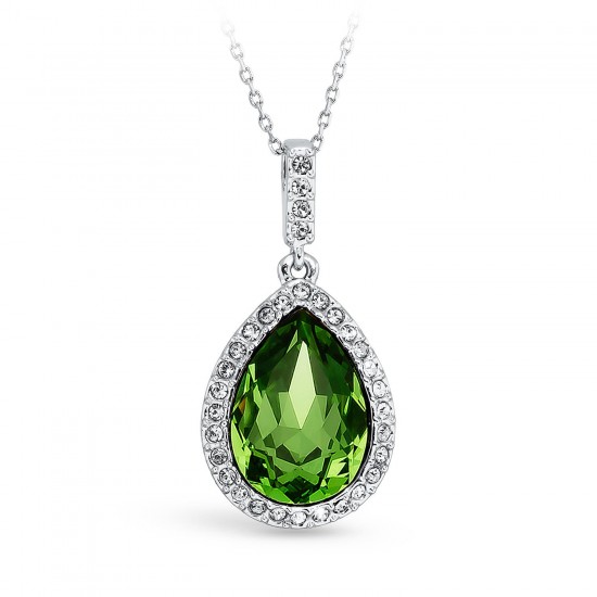 Pica LéLa - Royal Peridot Necklace & Earrings Set