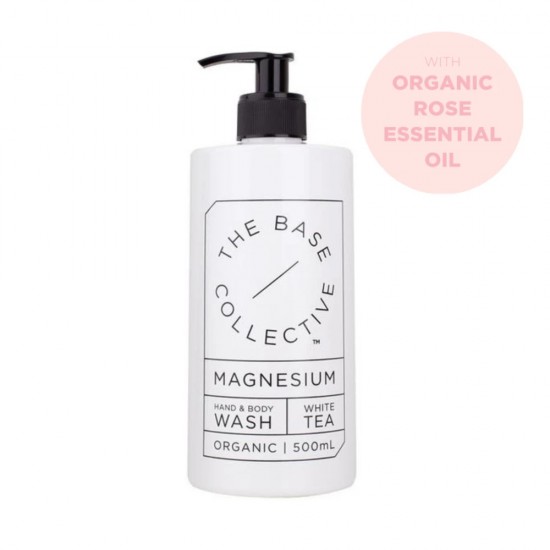 The Base Collective Rose, Magnesium & Aloe Vera Body Wash 500ml