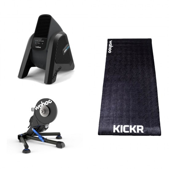 Wahoo - KICKR v5 Essentials Bundle 2 - includes HEADWIND, MAT