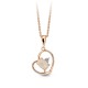 Wellington Jeweller - In-Love Solid Opal Necklace (Rose Gold)